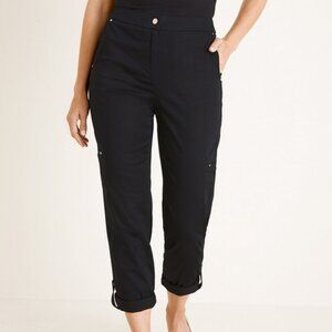 Secret Stretch Luxe Utility Convertible Crop to Ankle Pants size 0.5